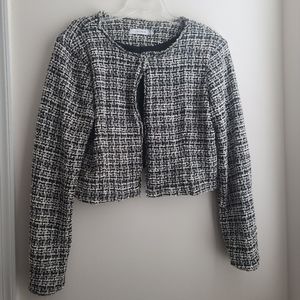 NWT Frayed Edge Tweed Blazer